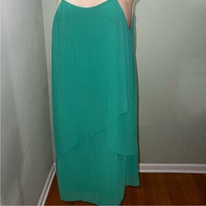 Ya Los Angeles Teal Spaghetti Strap Dress NWT
